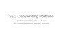 write website copy that ranks and converts